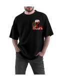 Anime oversized t shirt (black)