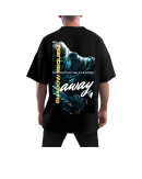 Anime oversized t shirt (black)