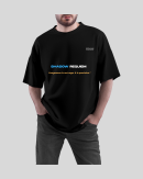Anime oversized t shirt (black)