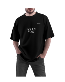 MENS BLACK OVERSIZED TSHIRT