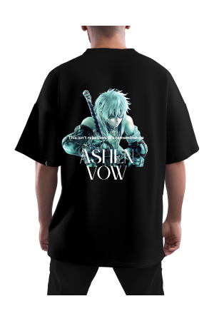 MENS BLACK OVERSIZED TSHIRT
