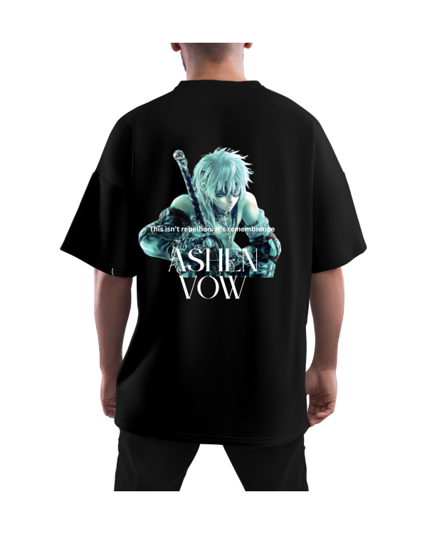 MENS BLACK OVERSIZED TSHIRT
