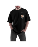 MENS BLACK OVERSIZED T SHIRT