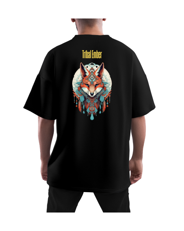 MENS BLACK OVERSIZED T SHIRT