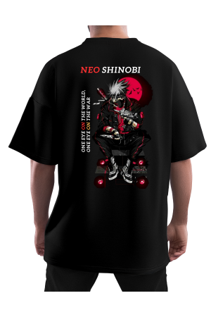 mens oversized t shirt (black)