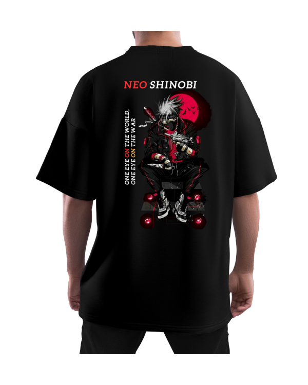 mens oversized t shirt (black)