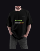 mens oversized t shirt (black)