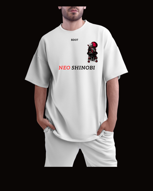 mens oversized tshirt (white) - Image 2