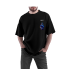 MENS BLACK OVERSIZED TSHIRT