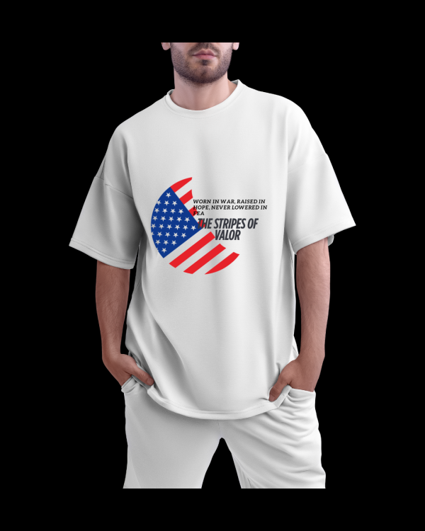 MENS WHITE OVERSIZED TSHIRT