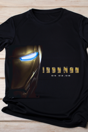 MENS BLACK CASUAL TSHIRT