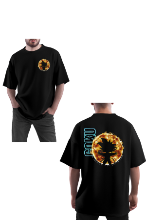 MENS BLACK OVERSIZED TSHIRT
