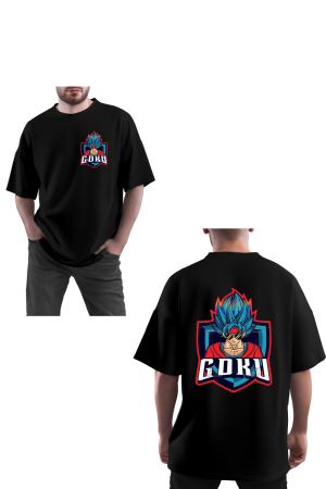 MENS BLACK OVERSIZED TSHIRT