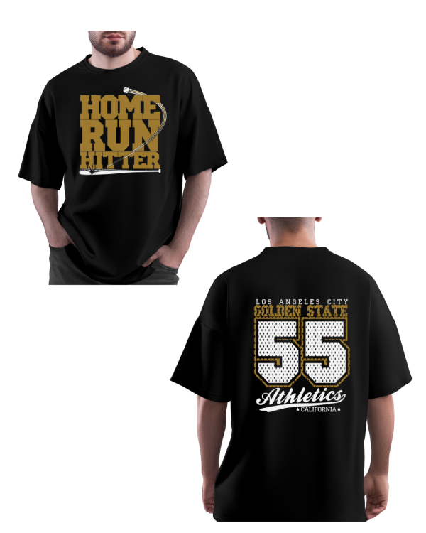 MENS BLACK OVERSIZED TSHIRT