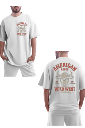 MENS WHITE OVERSIZED TSHIRT