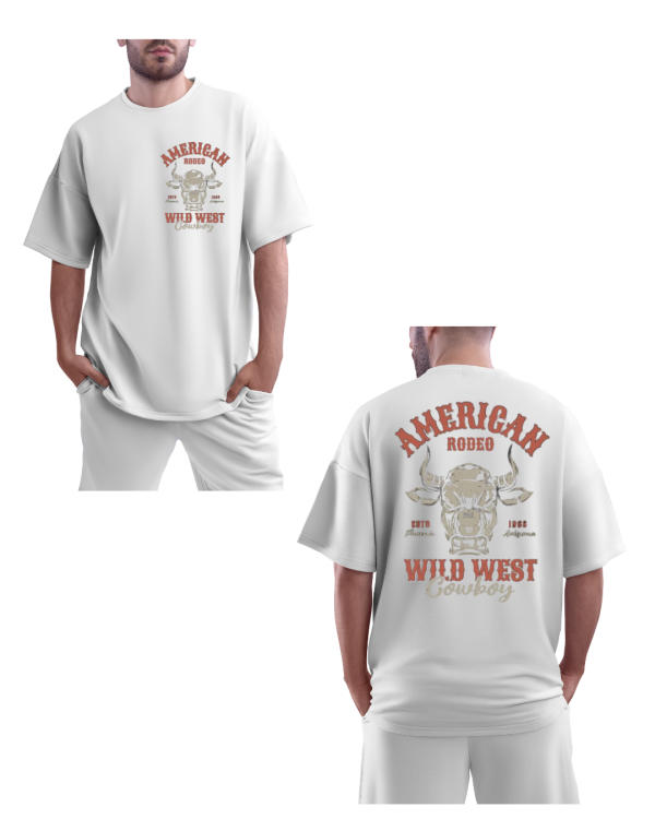 MENS WHITE OVERSIZED TSHIRT