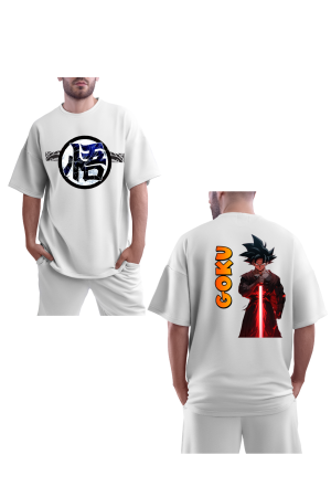 MENS WHITE OVERSIZED TSHIRT