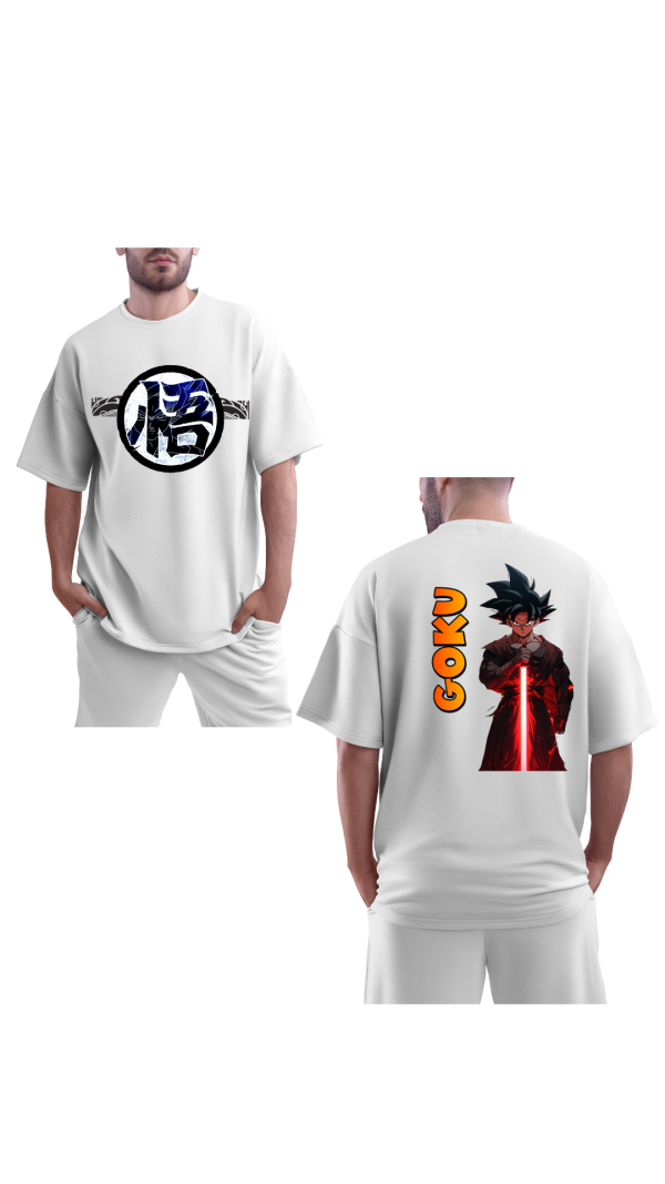 MENS WHITE OVERSIZED TSHIRT