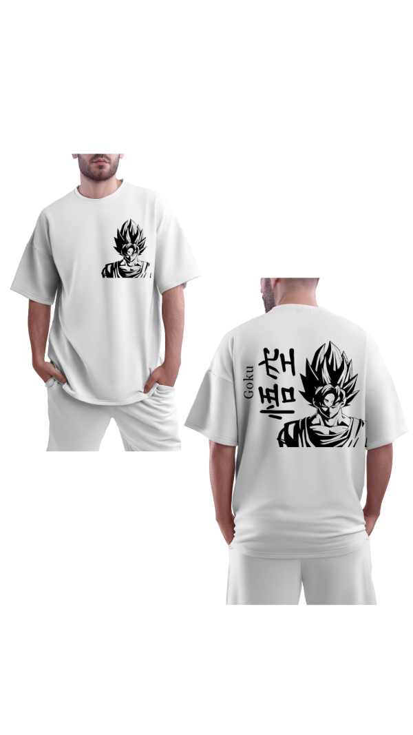 MENS WHITE OVERSIZED TSHIRT