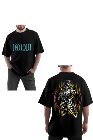 MENS BLACK OVERSIZED TSHIRT