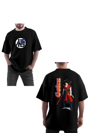 MENS BLACK OVERSIZED TSHIRT
