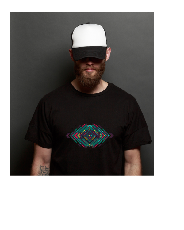 MENS BLACK CASUAL TSHIRT