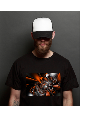 MENS BLACK CASUAL TSHIRT