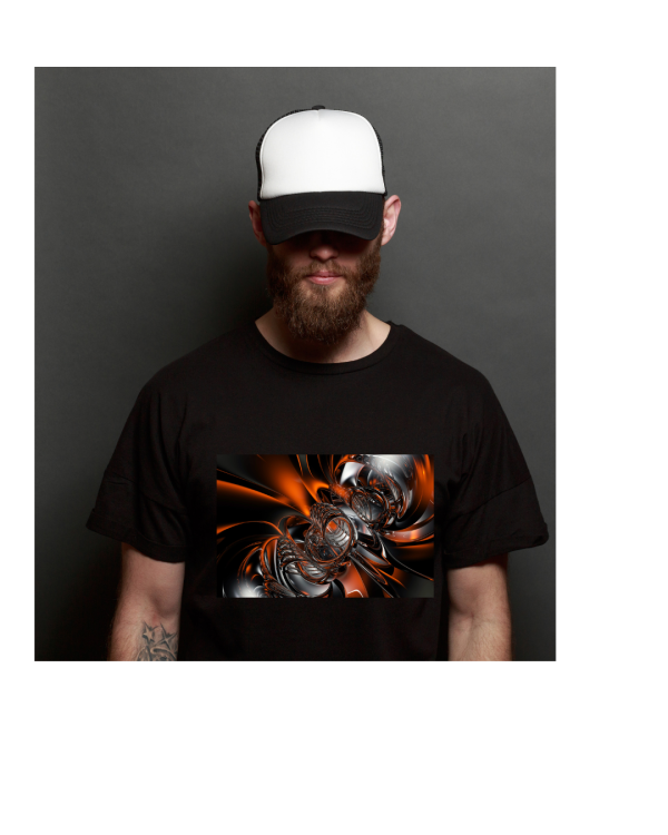 MENS BLACK CASUAL TSHIRT